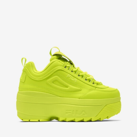 Fila Shoes - ISO Fila Wedge Safety Yellow 7.5 DO NOT BUY
